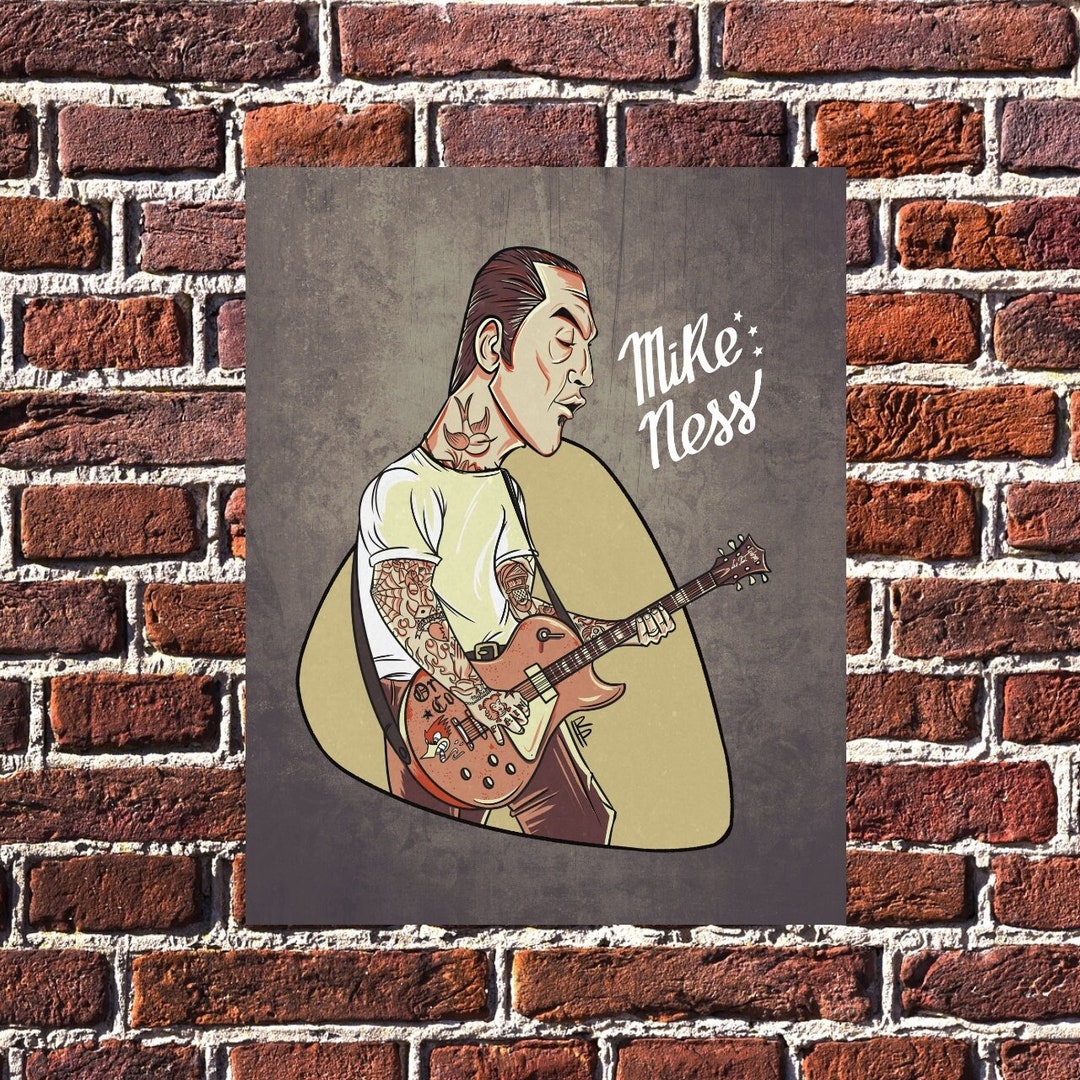 Social Distortion Art Print, Social Distortion Poster, Mike Social Distortion Art Print, Social Distortion Poster, Mike