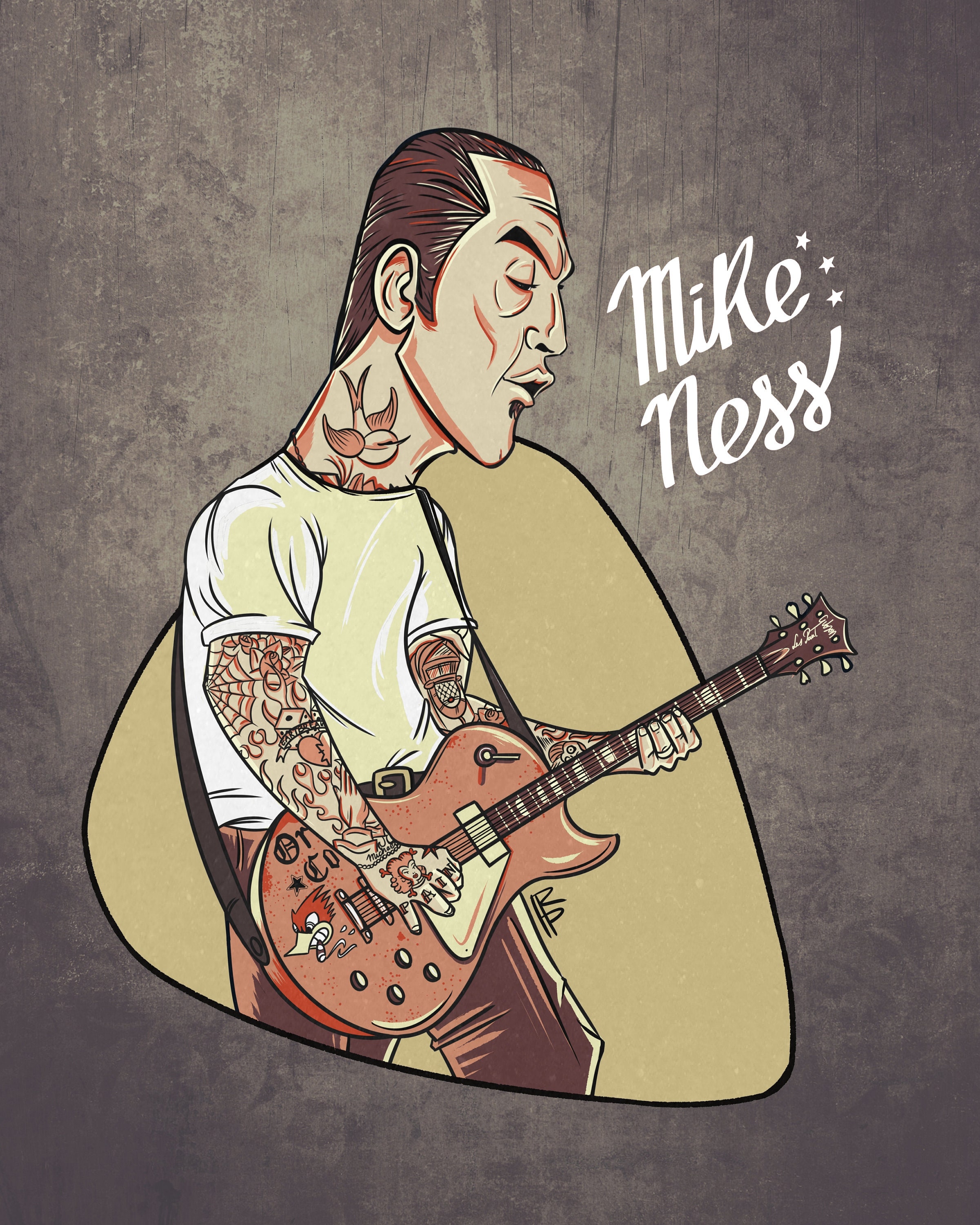 Social Distortion Art Print, Social Distortion Poster, Mike Social Distortion Art Print, Social Distortion Poster, Mike
