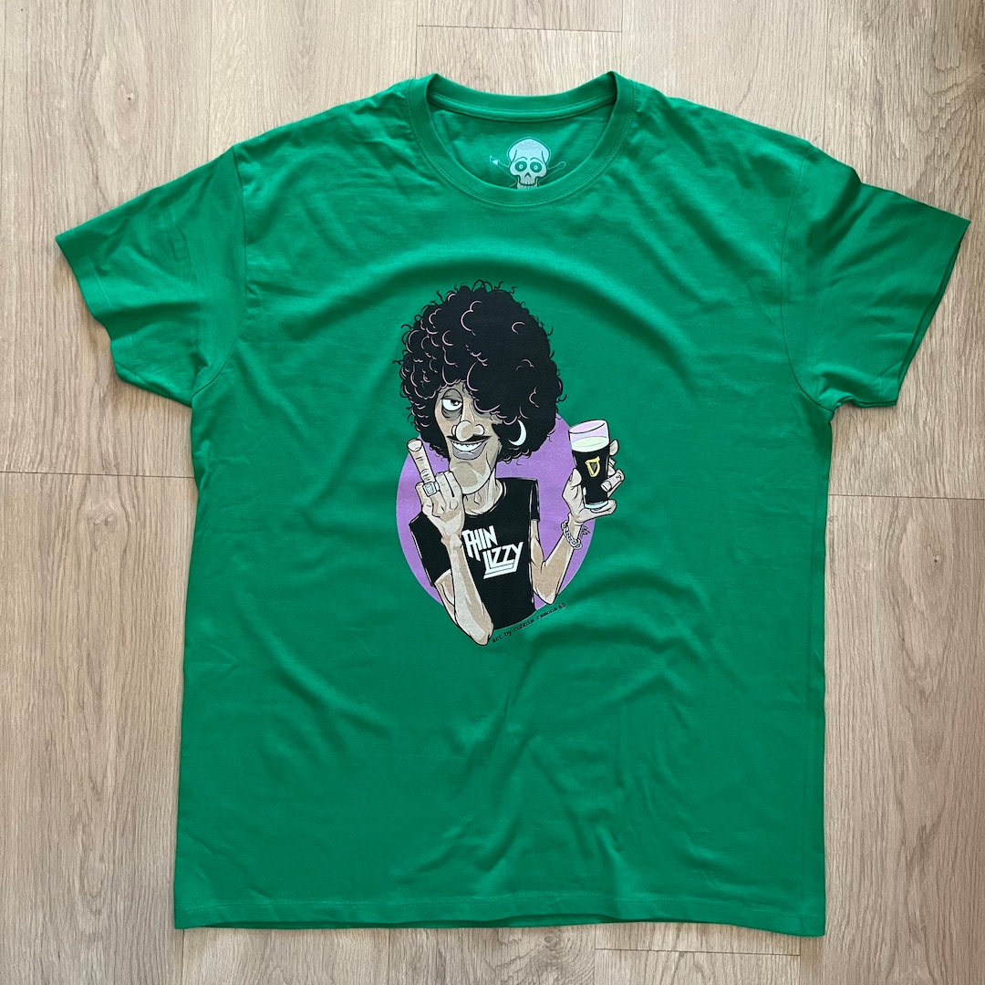 Phil the Lizzy Lynott Thin Band, Lizzy Thin Whisky Thin Shirt, T-shirt, Irish Lizzy - Lynott in Thin Proud Jar, Jailbreak, Etsy Phil Lizzy Shirt,