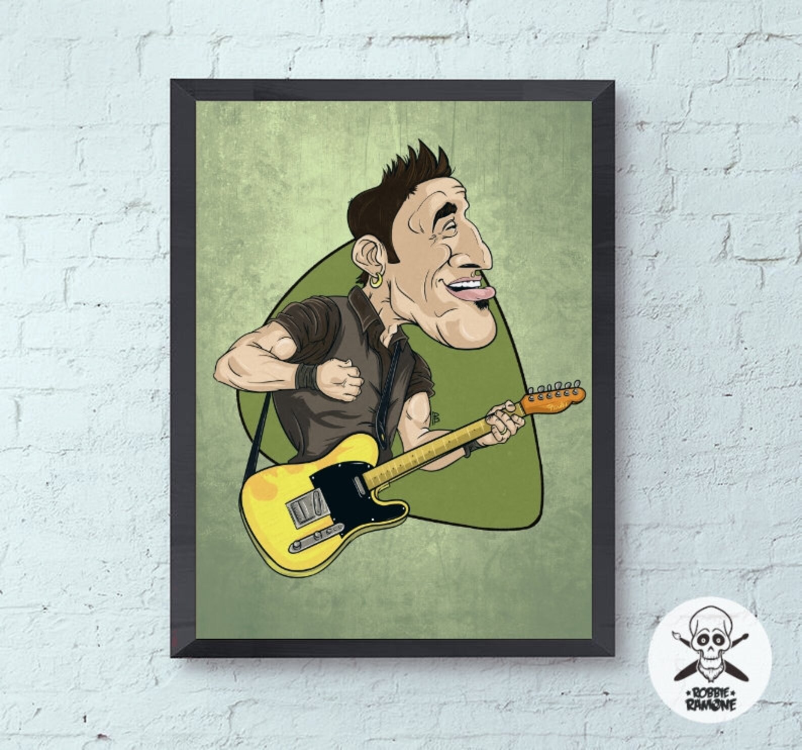 Guitar Hero Art Print Rock Music Fan Poster Wall Decor For Etsy