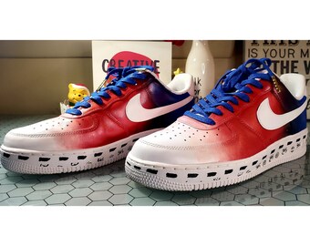 Air force 1 custom puerto rico - Etsy MÃ©xico