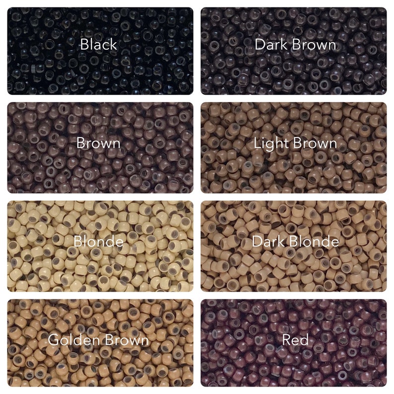 3mm Nano Beads Silicone Lined HIGH QUALITY for Nano Tip Hair Etsy