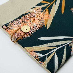 Custom Fit Laptop Sleeve with Matching Tech Pouch (Endeavour), MacBook Sleeve 13", 15" 16" Padded Cover, Birthday Gift for Her, Eco-Friendly