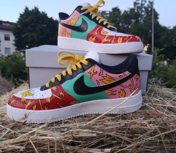 Custom Hand Painted Versace Nike Air 