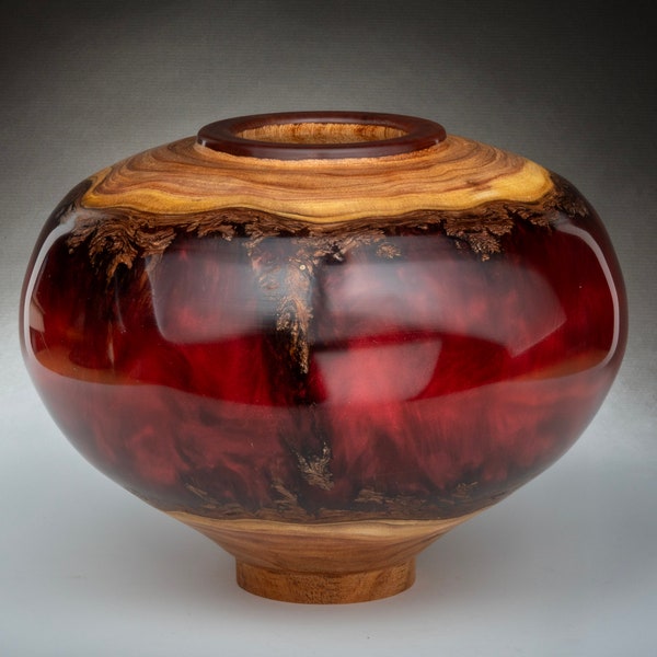 Bowl Woodworking Lathe Resin Art  WoodBowl Mesquite resinArt