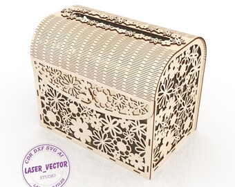 Download Svg Wedding Box Card Etsy