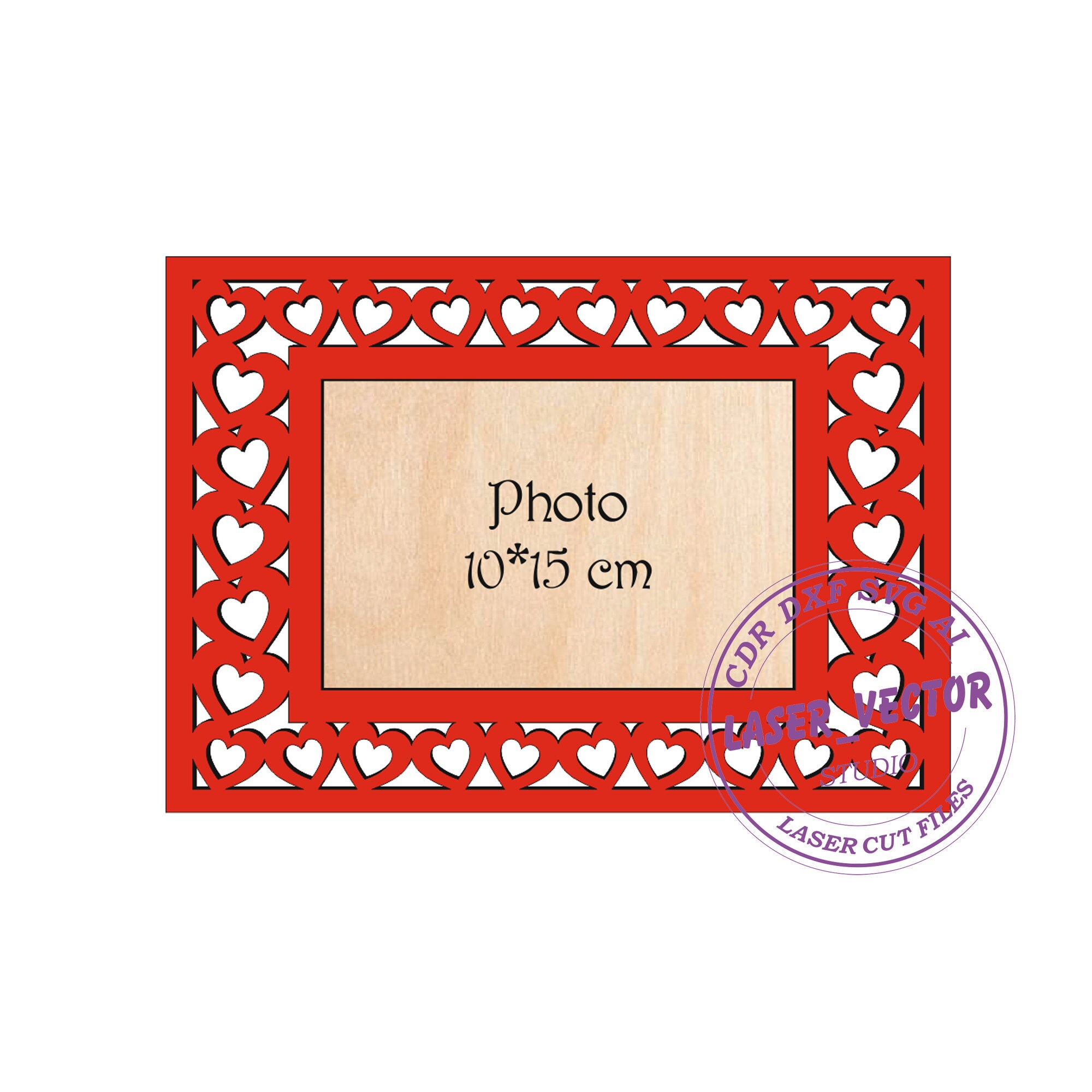 Download Photo frame laser model stand holder for photo vector for ...