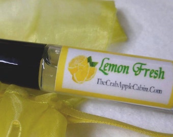 Lemon Fresh Citrus Perfume Oil 10 ML Roll On