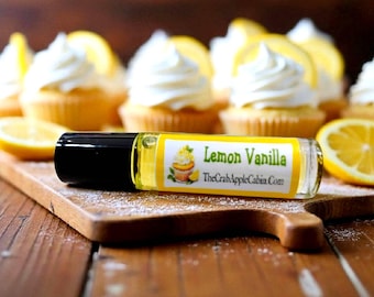 Lemon Vanilla Roll-on Perfume Fragrance 10 ML .33 Ounce