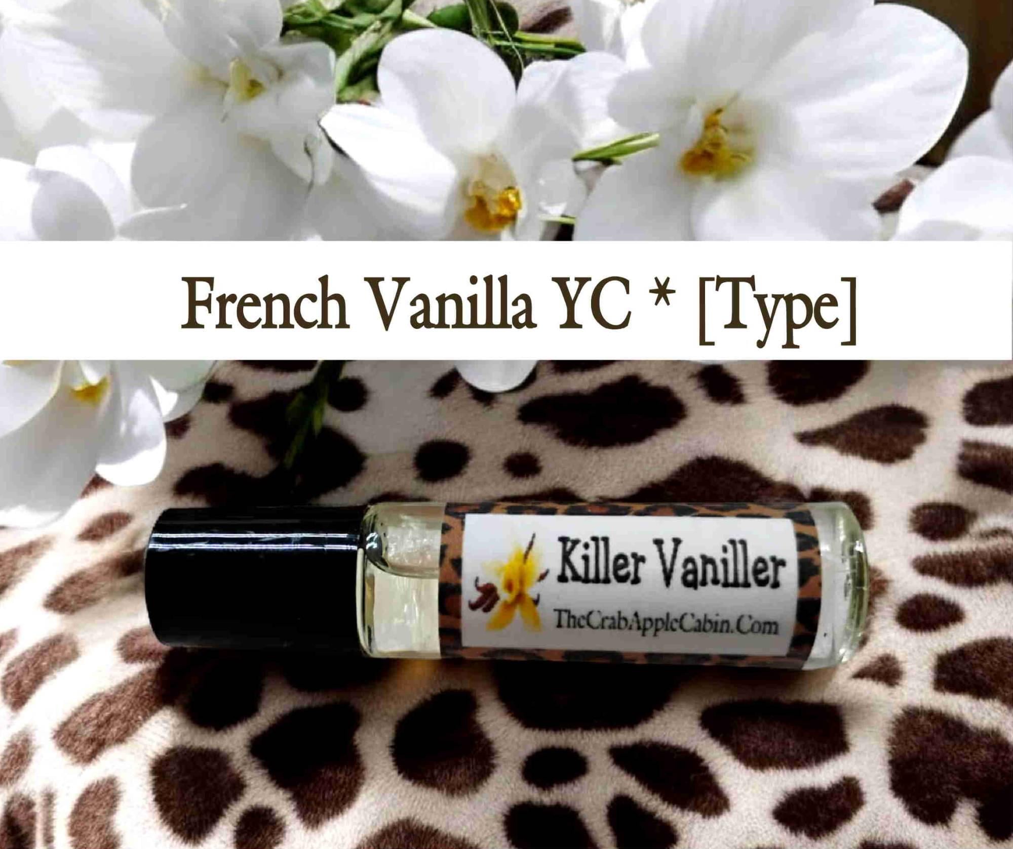 French Vanilla YC Type Roll-on Perfume Fragrance & Essential Oil Blend 10 ML .33 Ounce