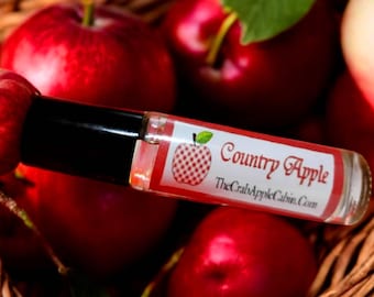 Perfume roll-on de manzana campestre, fragancia de 10 ml (0,33 onzas)