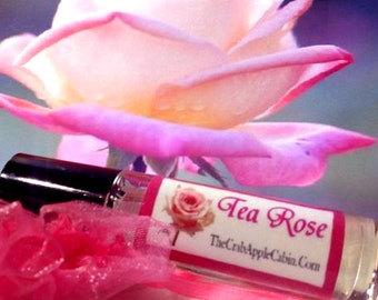 Tea Rose Perfume Oil 10 ML Roll On