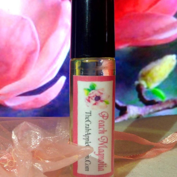 Peach Magnolia Blossom Floral Roll On Perfume 10 ML