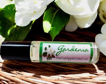White Gardenia Roll-on Perfume Fragrance & Essential Oil Blend 10 ML .33 Ounce