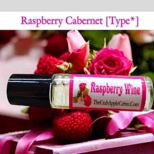 Raspberry Wine with Vanilla Roll-on Perfume 10 ML .33 Ounce