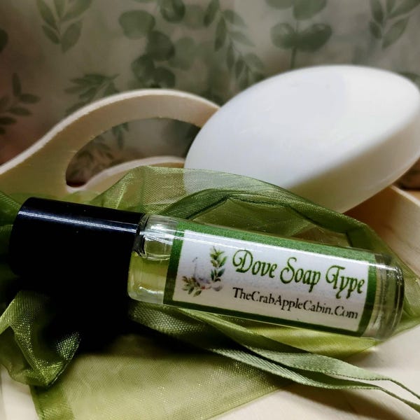 Dove Soap TYPE Unisex Roll-on Perfume Oil 10 ML .33 Ounce