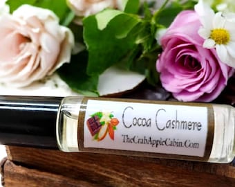 Cocoa Butter Cashmere Ladies Roll-on Perfume Fragrance & Essential Oil Blend 10 ML .33 Ounce