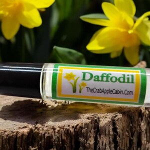Daffodil Floral Roll-on Perfume Oil 10 ML .33 Ounce