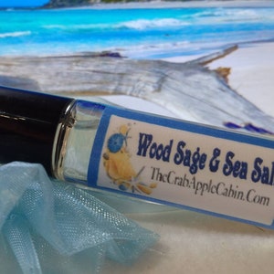 Wood Sage & Sea Salt Unisex Perfume Oil 10 ML Roll On