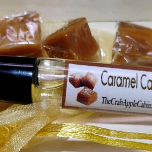 Caramel Toffee Candy Roll-on Perfume Fragrance & Essential Oil Blend 10 ML .33 Ounce