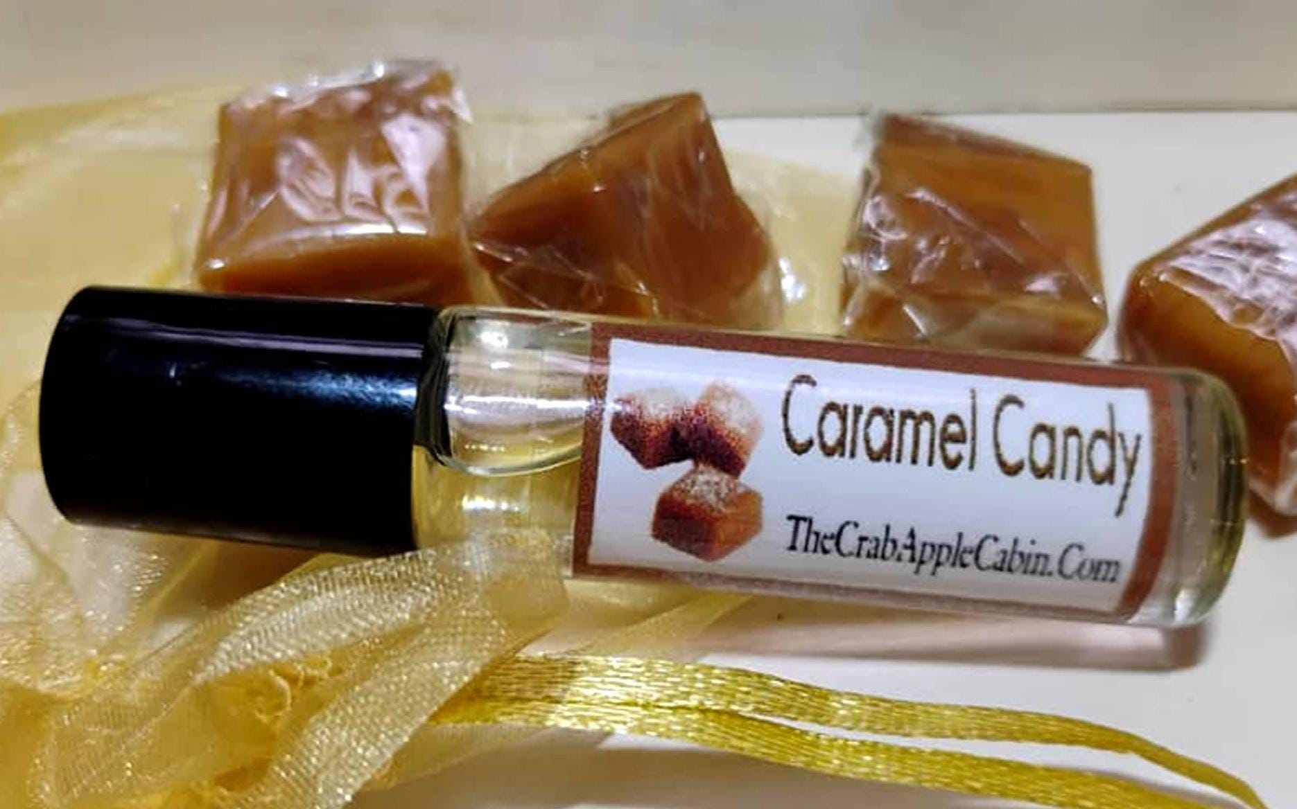 Caramel Toffee Candy Roll-on Perfume Fragrance & Essential Oil Blend 10 ML .33 Ounce