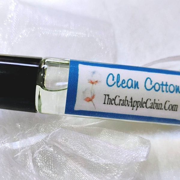 Clean Cotton Laundry Fresh With Amber Perfume Oil 10ML Roll On