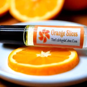 Orange Slices Roll-on Perfume Fragrance & Essential Oil Blend 10 ML .33 Ounce