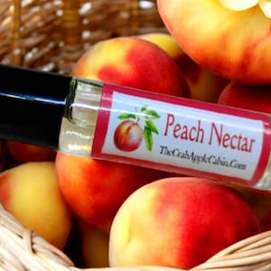 Peach Nectar Roll-on Perfume Fragrance & Essential Oil Blend 10 ML .33 Ounce