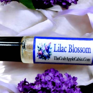 Lilac Blossom Roll-on Perfume Fragrance & Essential Oil Blend 10 ML .33 Ounce