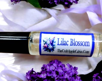 Lilac Blossom Roll-on Perfume Fragrance & Essential Oil Blend 10 ML .33 Ounce
