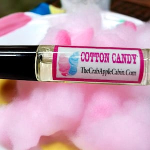 Cotton Candy Roll-on Perfume Fragrance & Essential Oil Blend 10 ML .33 Ounce