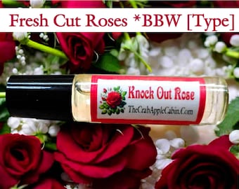 Knock Out Rose Roll-on Perfume Fragrance & Essential Oil Blend 10 ML .33 Ounce