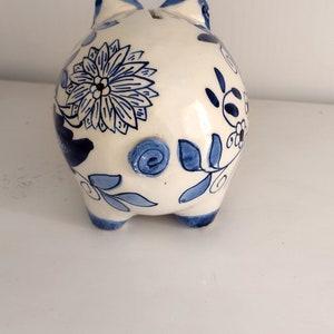 WitnyStore Ceramic Zodiac Piggy Bank – Rooster Design, Handmade & Painted, 4" X 5" X 5", Coin Saving Collectible - View #14