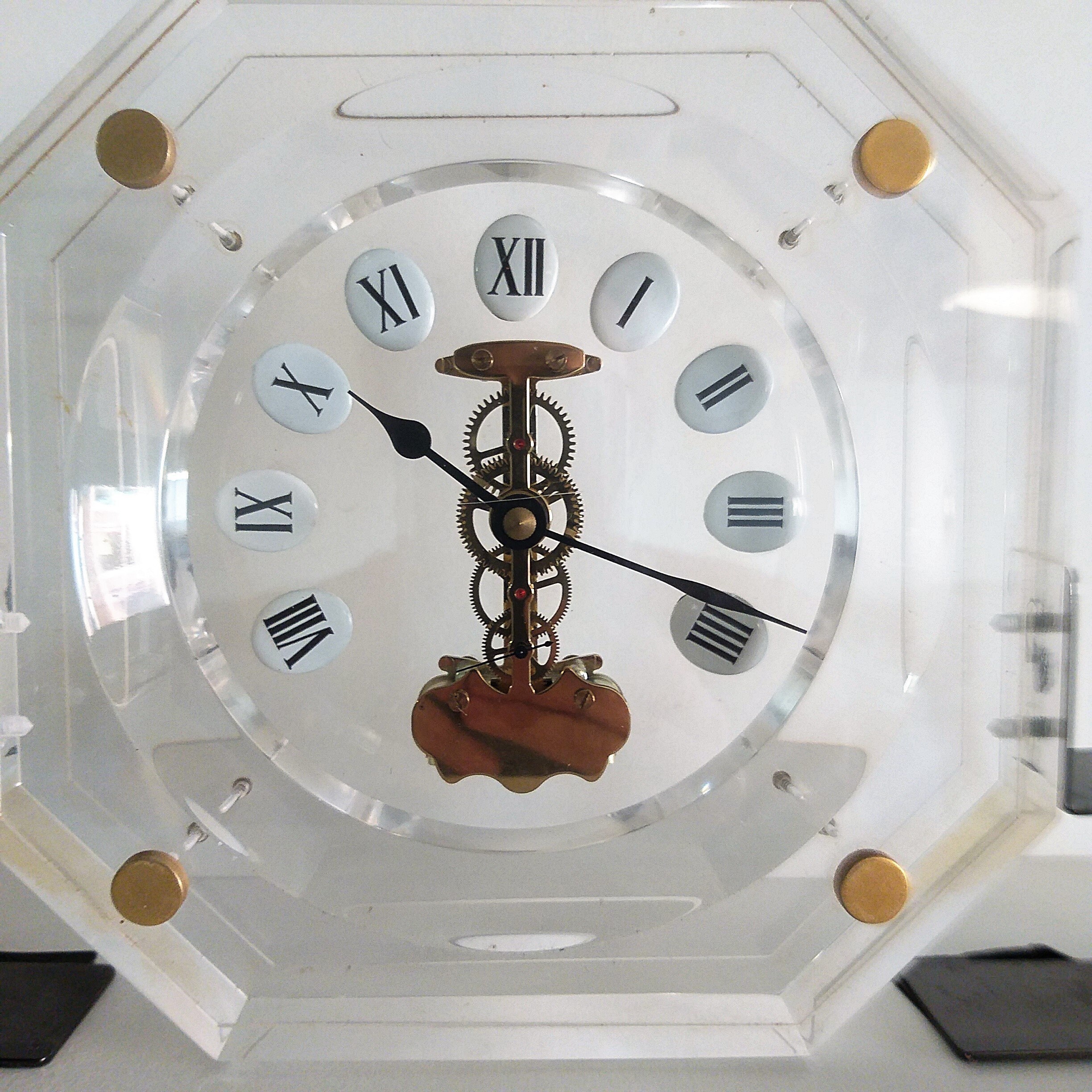 Skeleton Tabletop Clock German Tabletop Clock Haller Clock Etsy