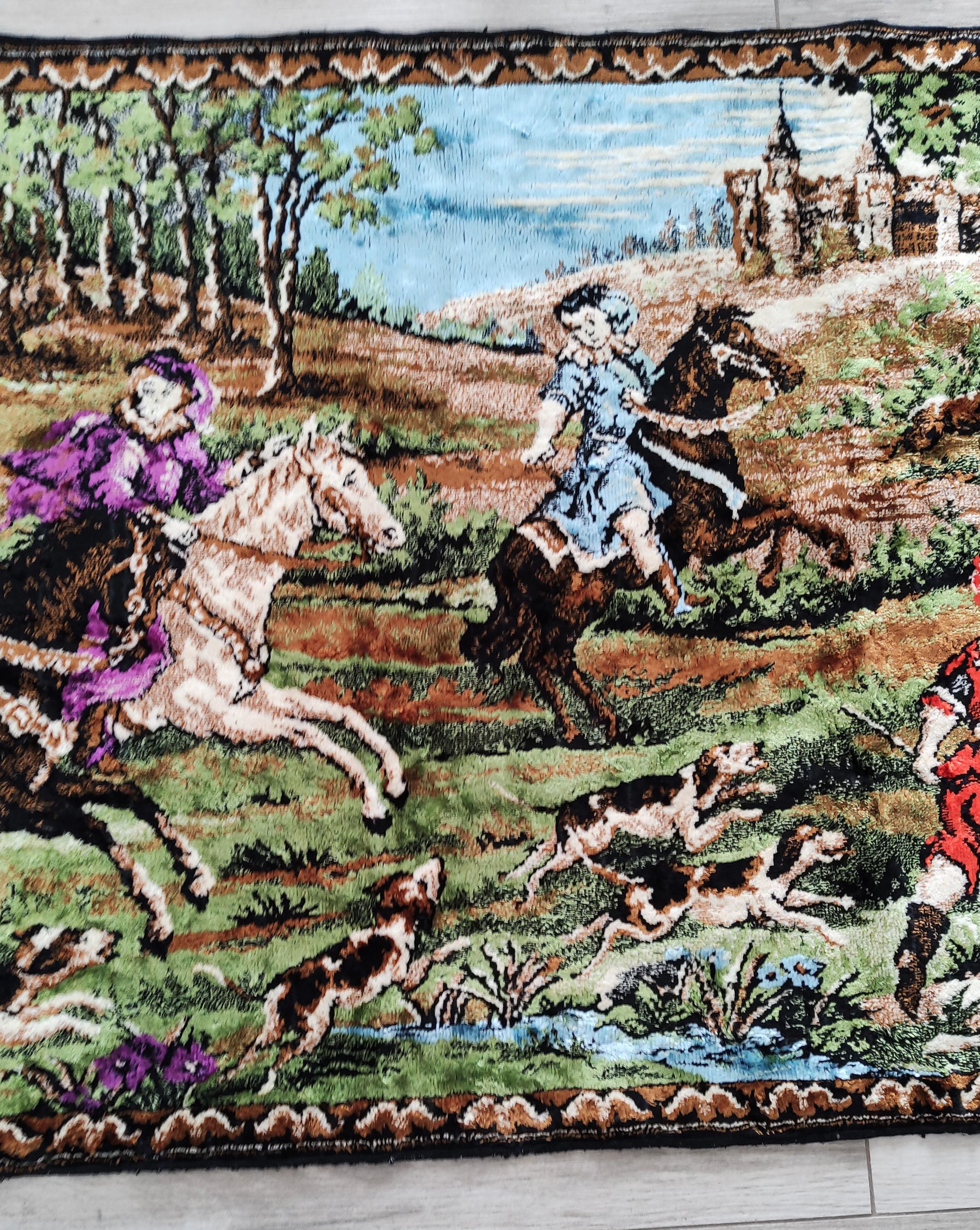 scène de chasse à accrocher (152 x 105 cm) - France
