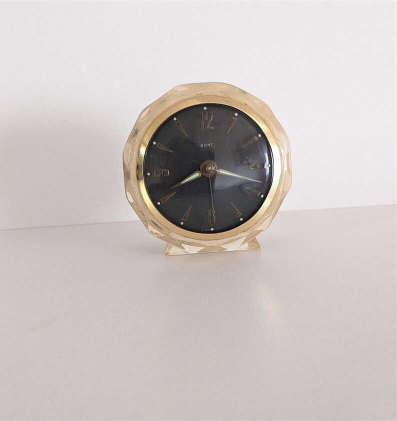 Vintage German Sony Clock Sony Alarm Table Clock from the Etsy