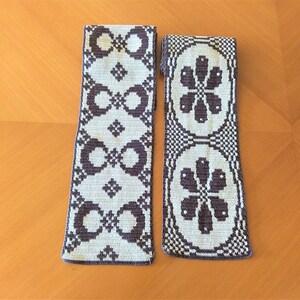 Vintage Hand Crochet Lace Trim: Floral & Ribbon Pattern