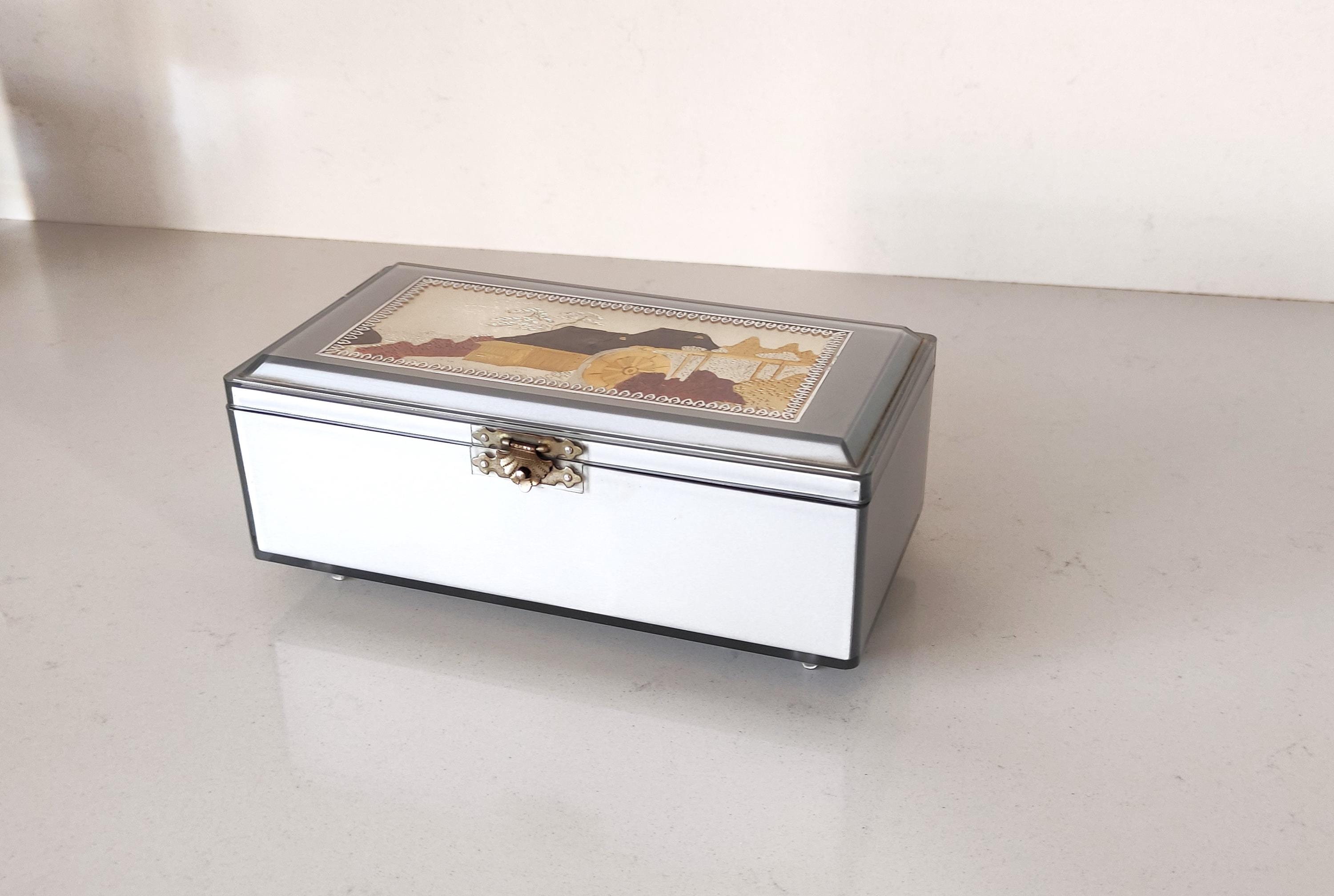 Vintage Japanese Music Box With Ballerina – Silver Lady Mate