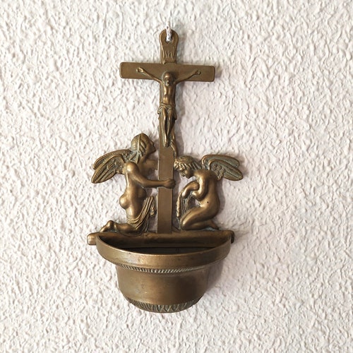 Antique Bronze Holy Water Font Antique French Holy Water Font Antique Bronze Holy Water Font Antique French Holy Water Font