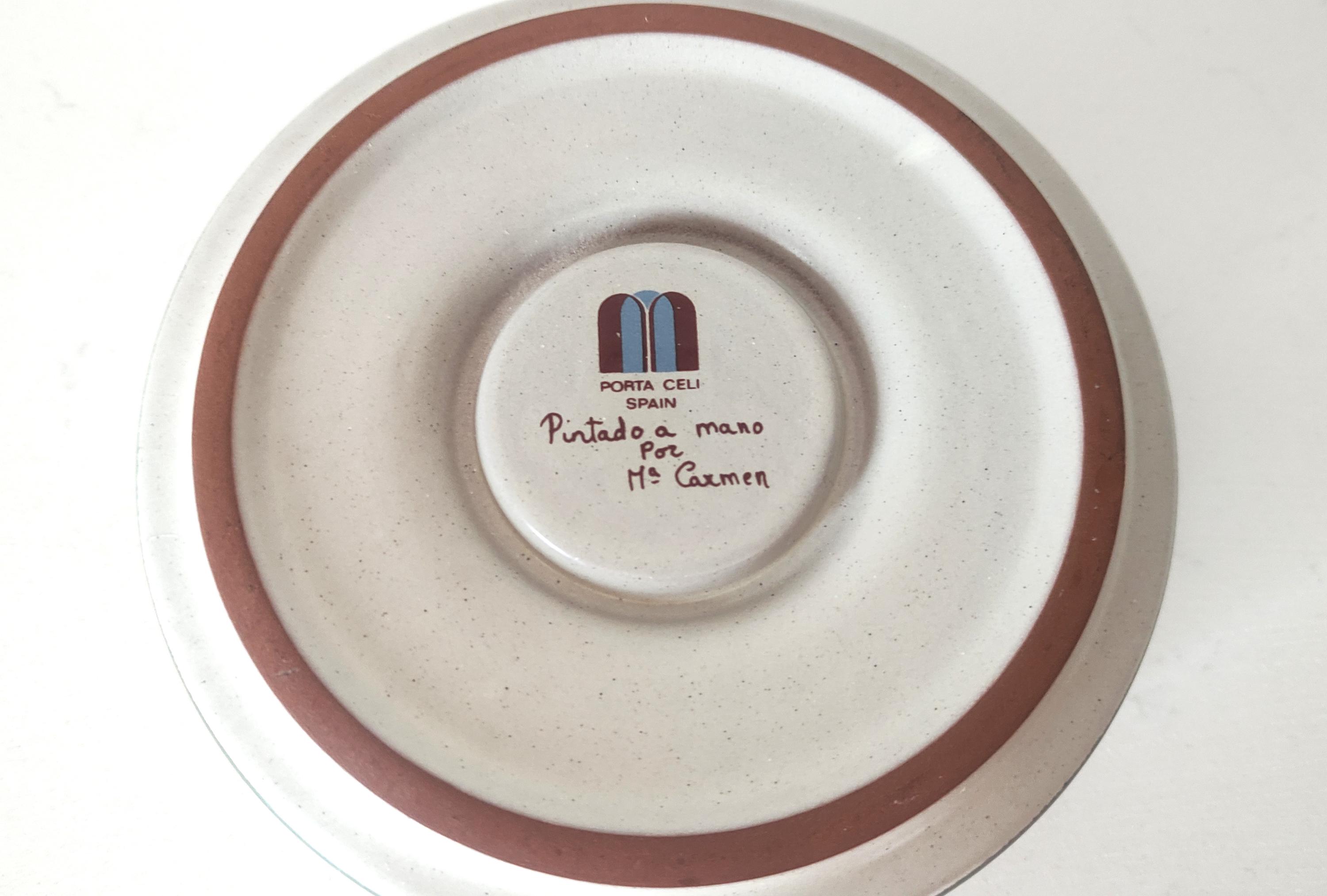 スペイン陶器　Porta Celi　ミッドセンチュリーデザイン 美術品・アンティーク・コレクション スペイン陶器 Porta Celi ミッド