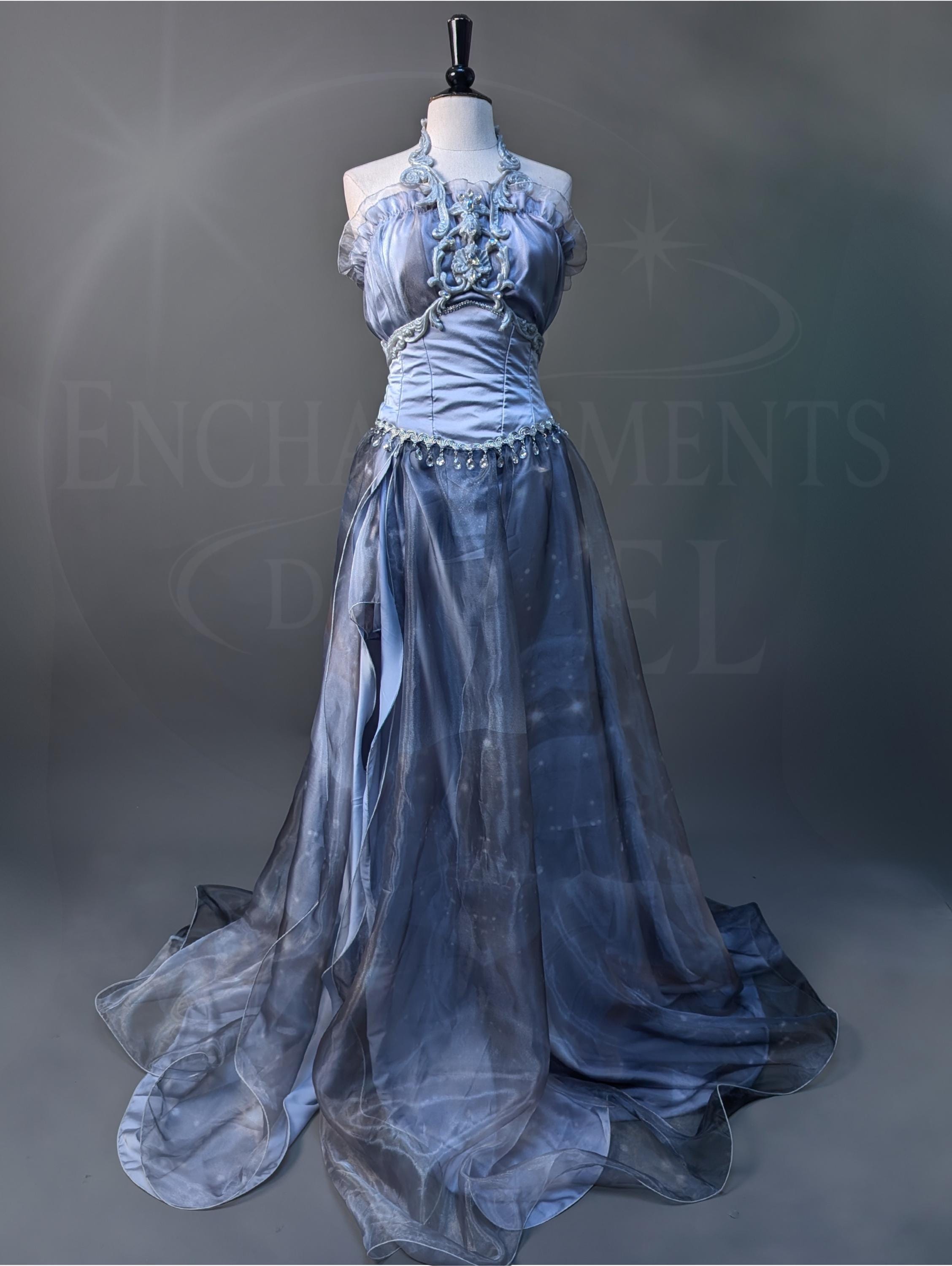 Elestial Raiment Modular Fantasy Celestial Dress – Exclusive Printed Astral Ensemble ...