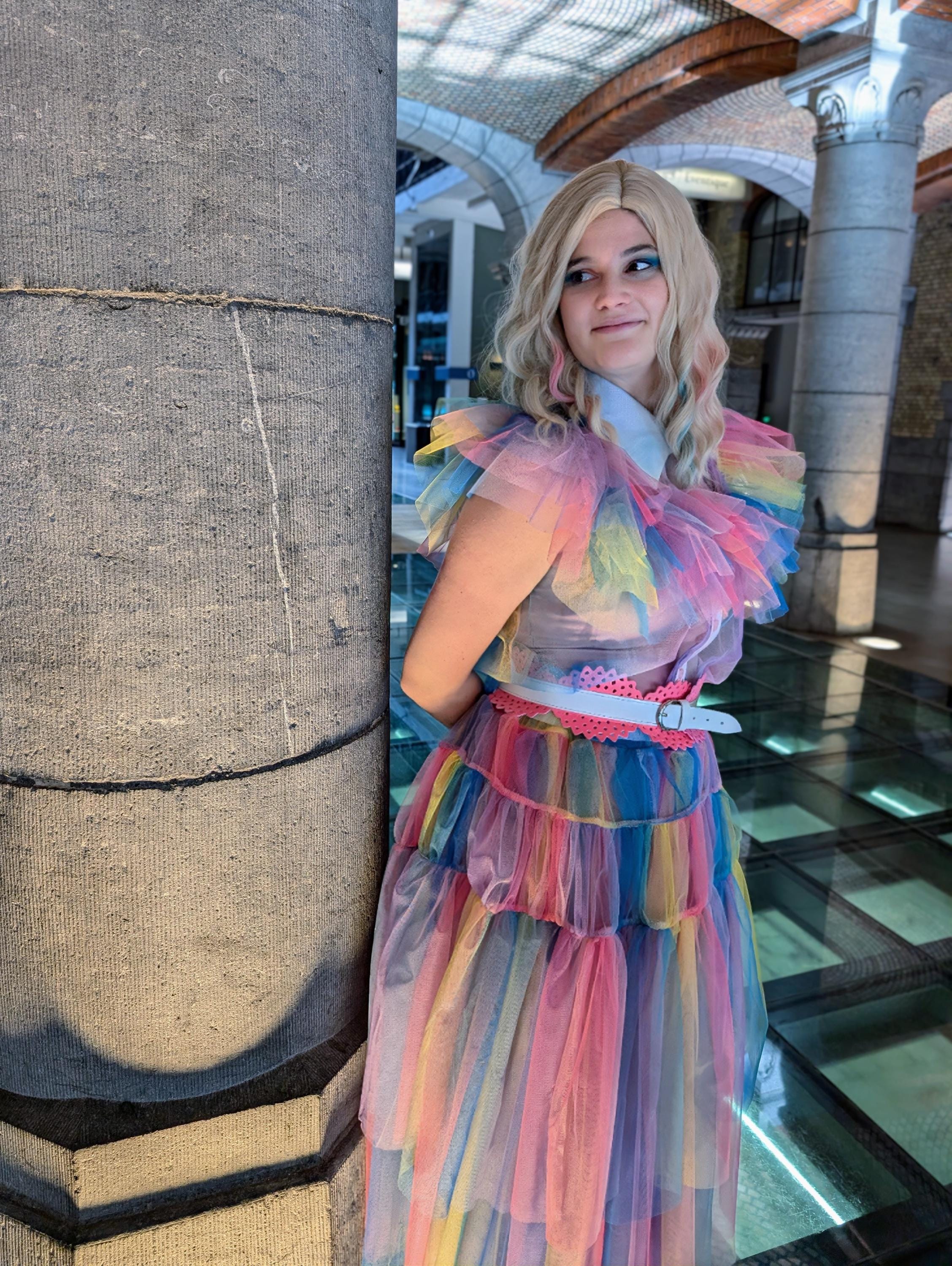 Custom-Made Mecredi Adams and Enid Sinclair Inspired Prom Dress