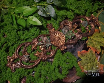 Fantasy Belt, Woodland Fairy Belt, Elf Waist Belt, Fairy Arm Cuff, Leg Harness, Renaissance Costume Accessory, Handmade Fantasy Armor