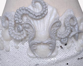Silicone Mermaid Belt – Shells & Arabesques | One Size & Customizable