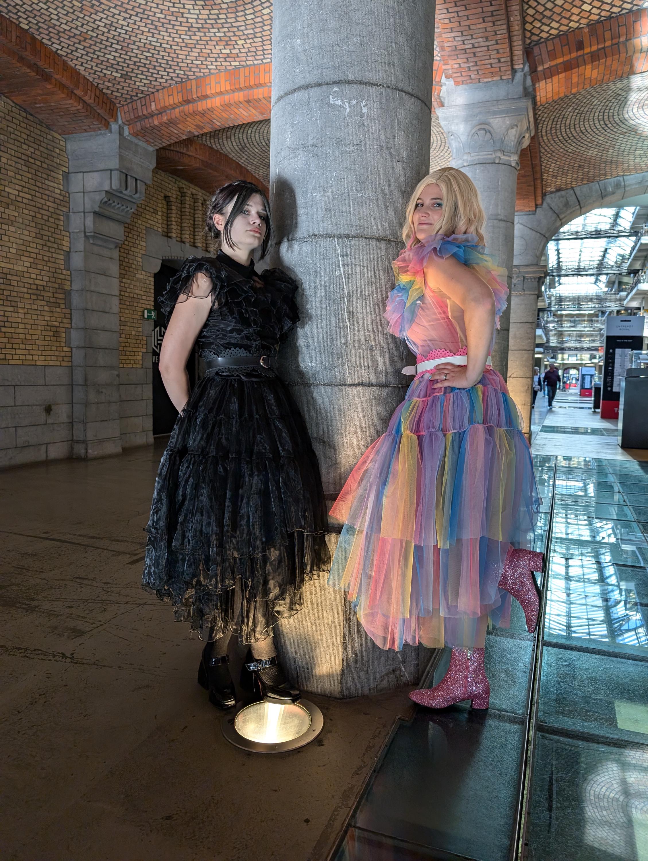 Custom-Made Mecredi Adams and Enid Sinclair Inspired Prom Dress