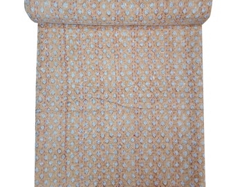 Amazing Vintage Kantha Baby Quilt 43 x 75 Inches Bohemian Baby Bedding Reversible Baby Blanket Handmade Baby Shower Room Decor Gift