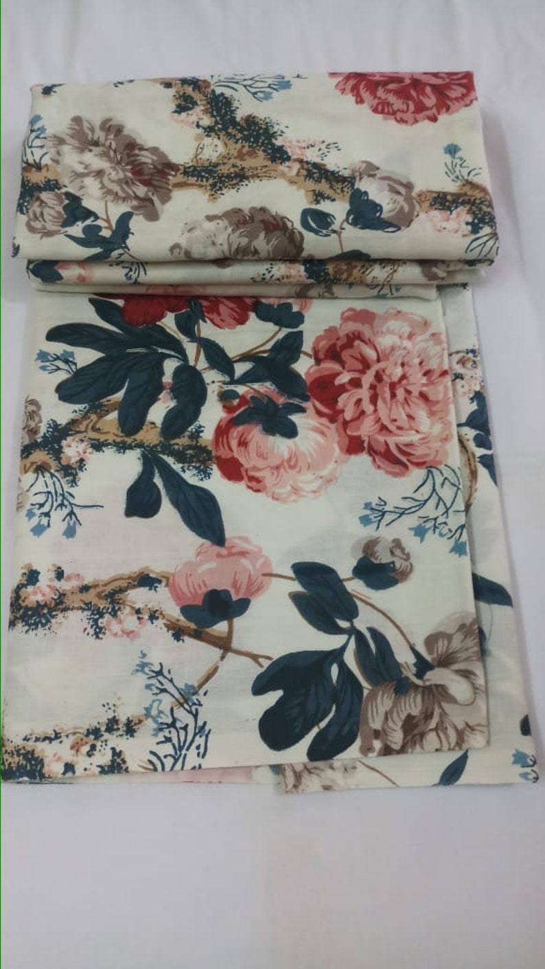 Gypsy Fabric Indian Cotton Fabric Summer Dresses in 100/% Cotton Floral Print Boho Fabric Quilting Cotton Fabric by the Yard