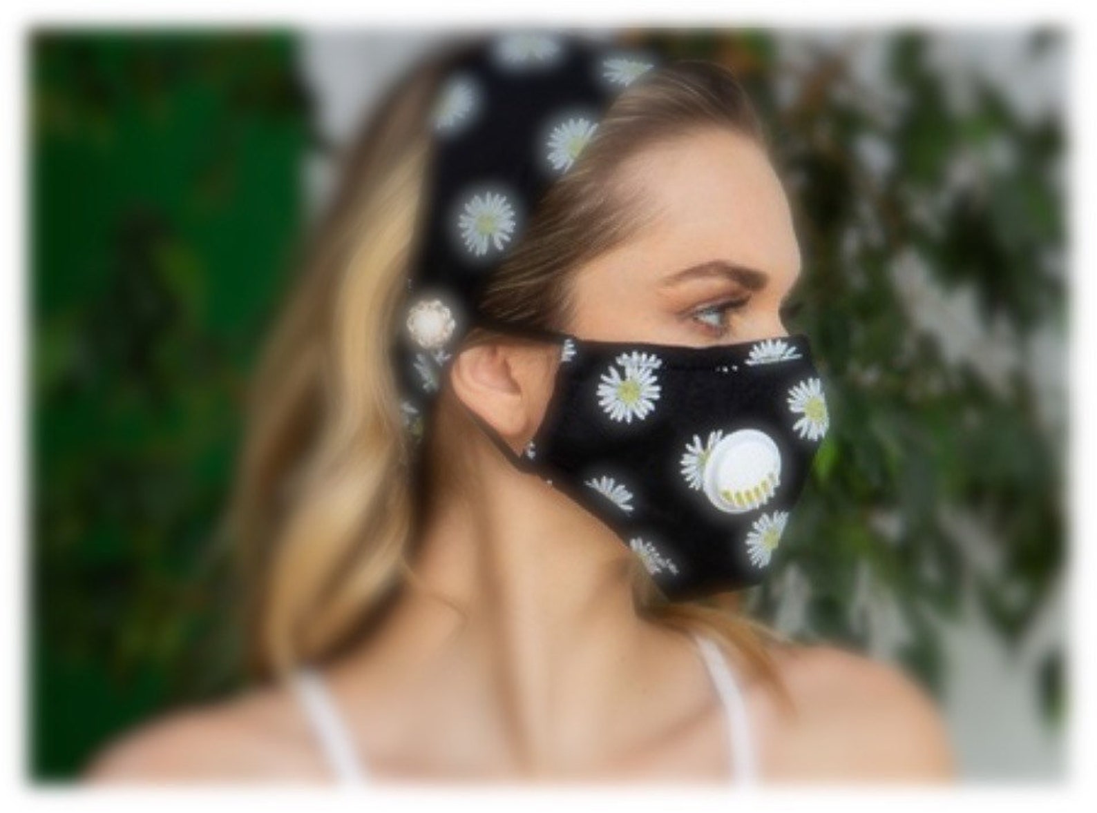 Daisy Adult Mask Set Etsy
