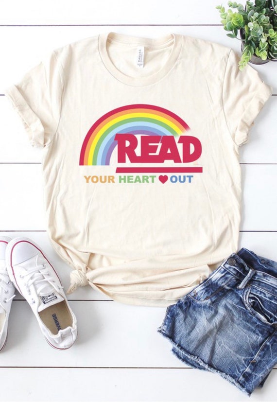 reading rainbow t shirt