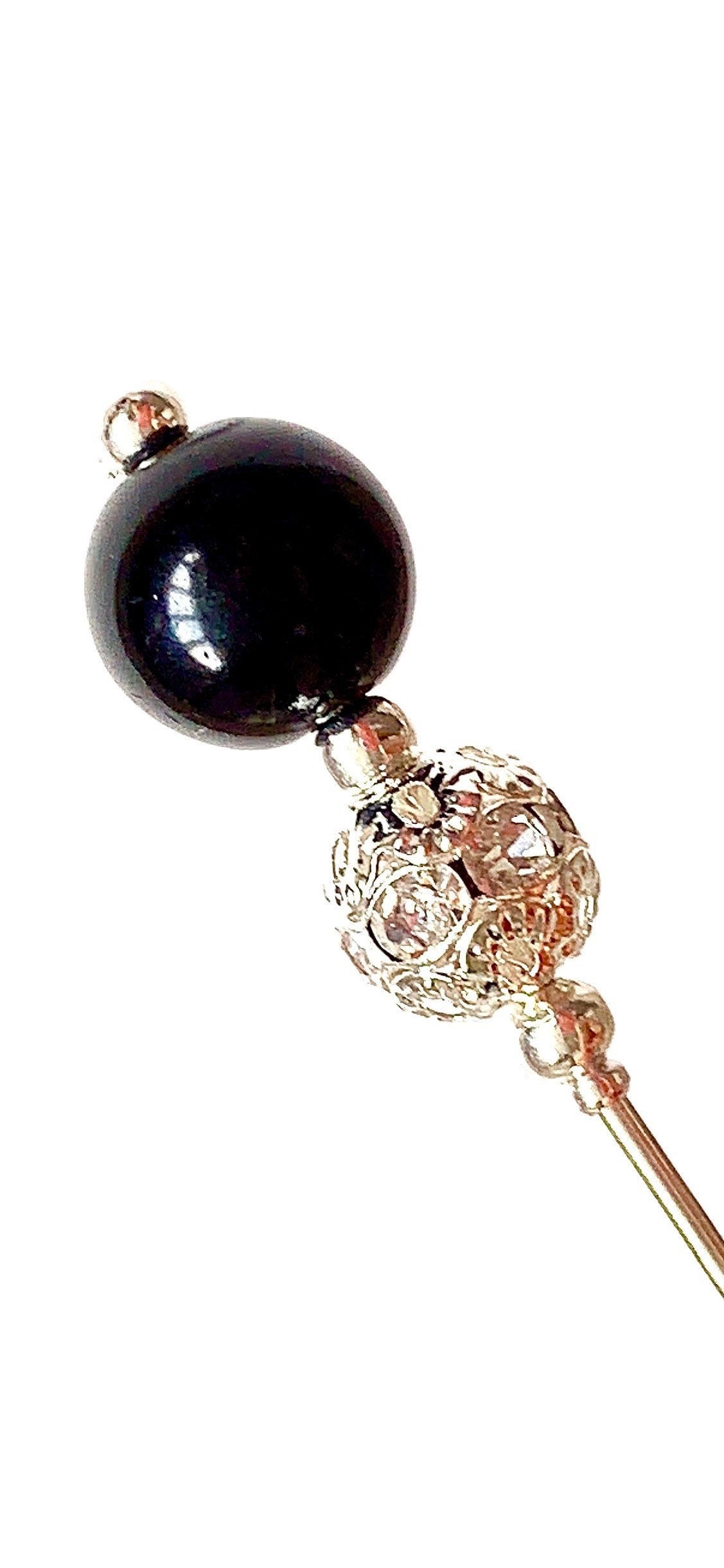 Black Long Hat Pin Hat Pins for Women Brooch Pin Hats Etsy